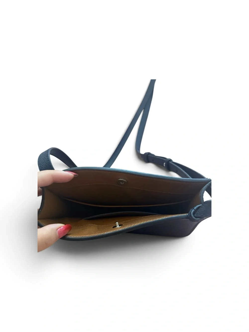 Loro Piana Dark Blue Crossbody Bag